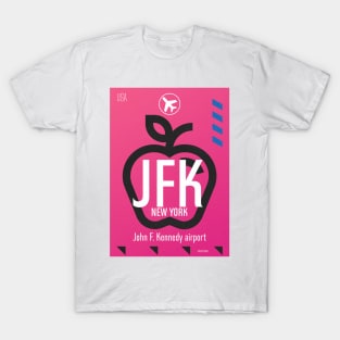 JFK airport code PINK T-Shirt